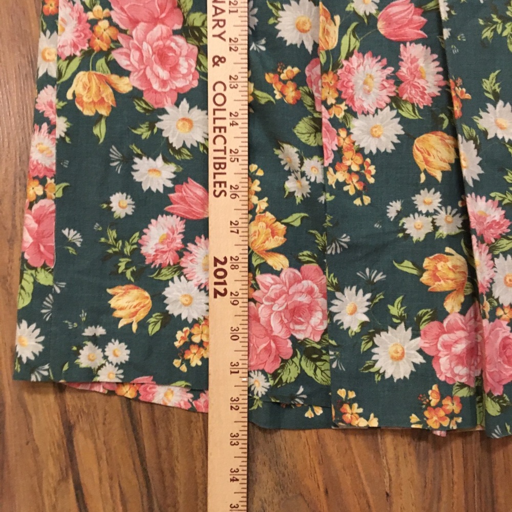 Geiger Vintage Floral Pleated Skirt - Picture 3 of 8